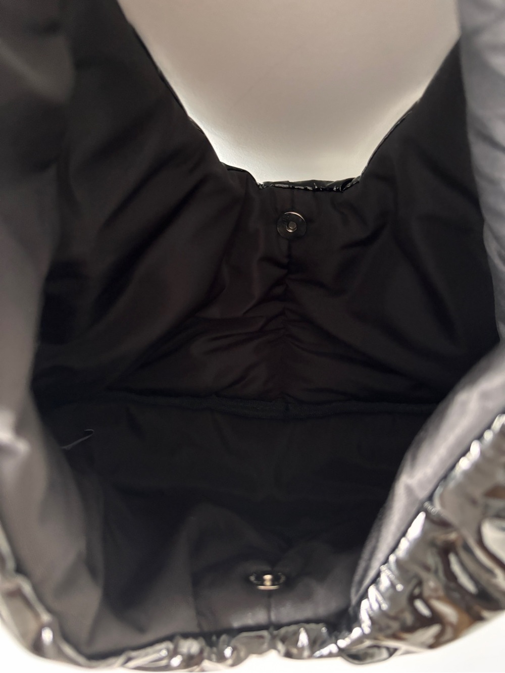 Holt Renfrew Black Glossy Hobo Bag - Picture 7 of 7